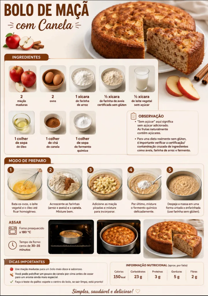 Bolo de Maçã